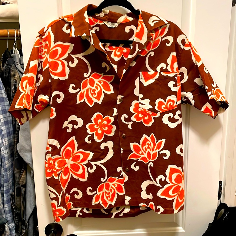 Vintage Hawaiian shirt made in Hawaii men’s large